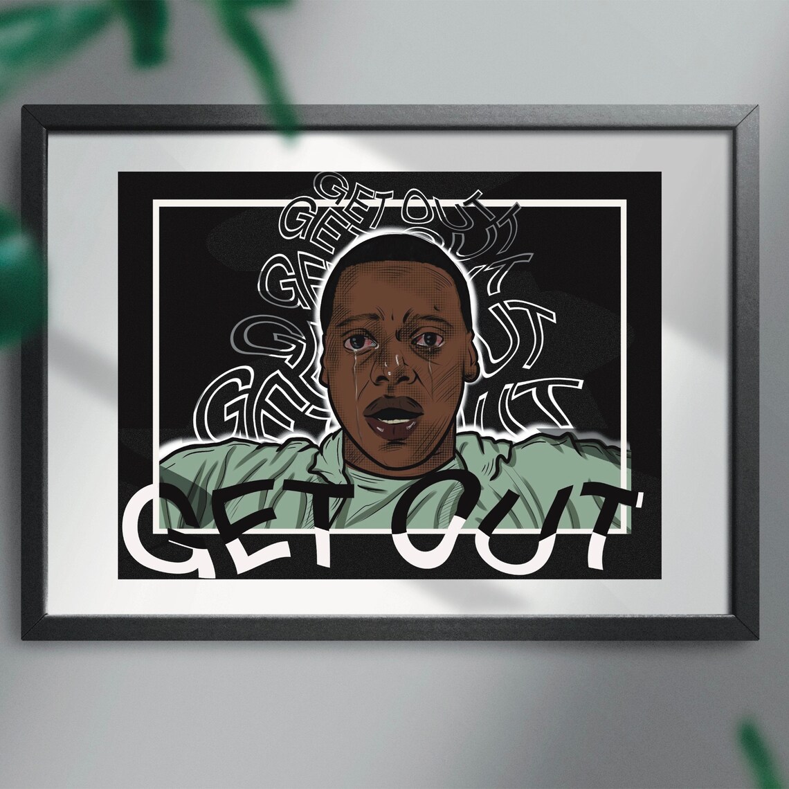 Get Out Movie Poster Digital Download Wall Art Gift Idea Etsy