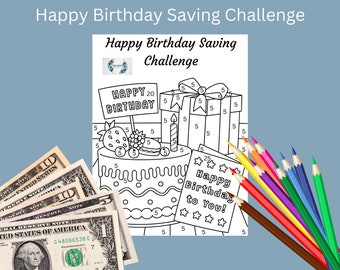 Happy Birthday Saving Challenge