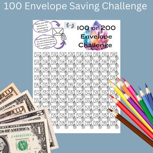 100 Envelope Challenge Gem Low Amount