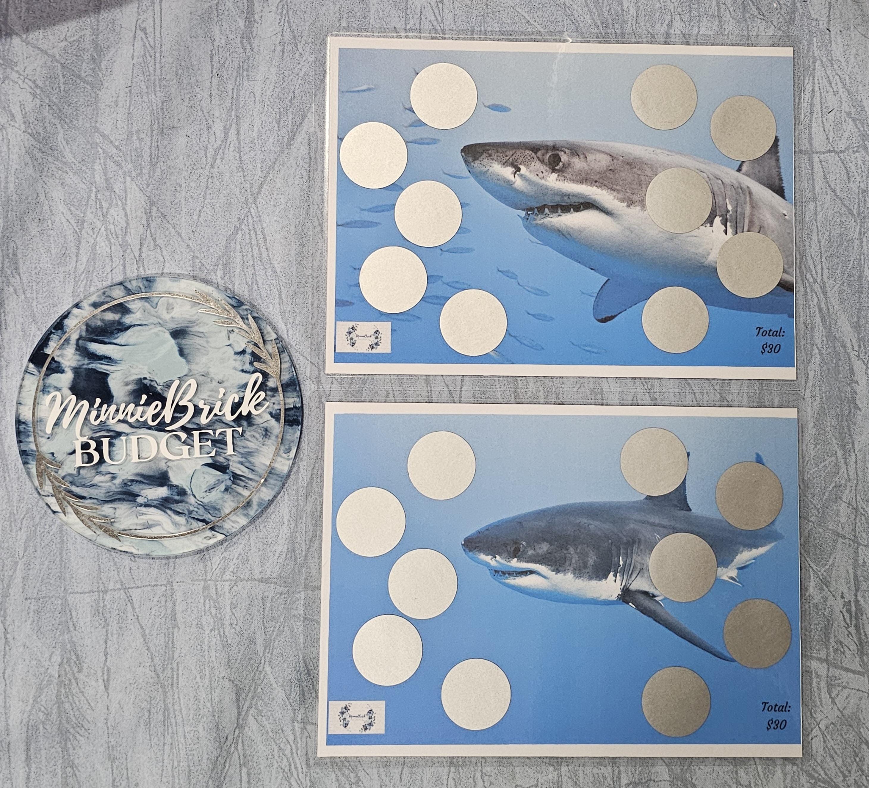 Shark Scratch Shark Scratch off Saving Challenge Set - Etsy