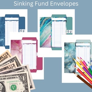 Sinking Funds | Expense Tracking | Cash Envelopes | Printable | Digital Download