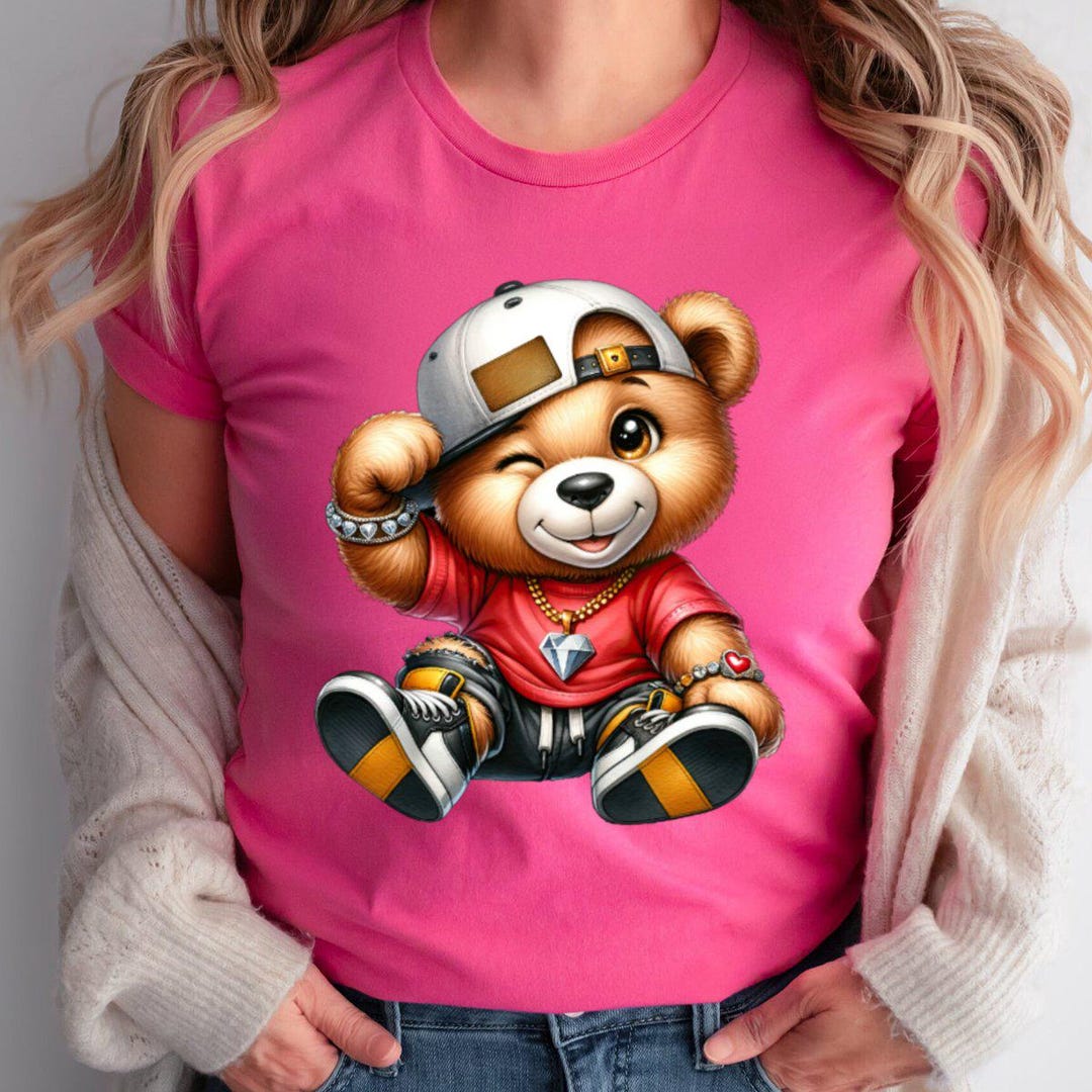 Teddy Bear Shirt, Gangster Teddy Bear Shirt, Money Bags Bandanna Scarf ...