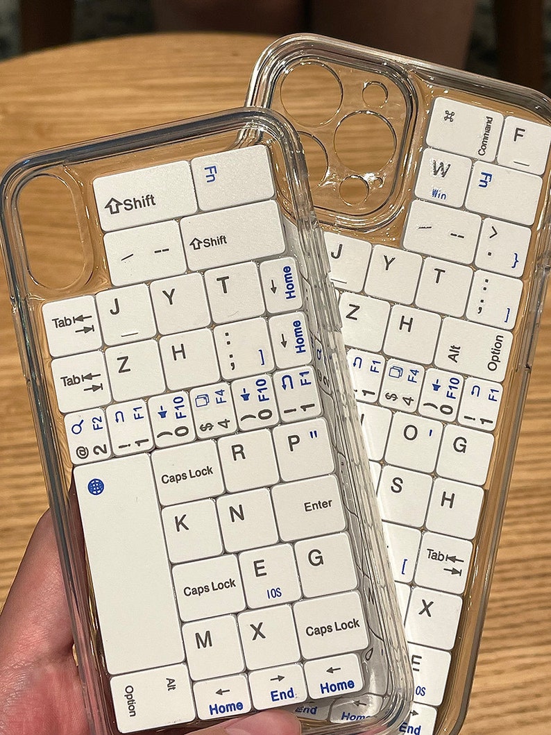 Special, Typing, Keyboard Case iPhone 14 13 12 11 Case Etsy