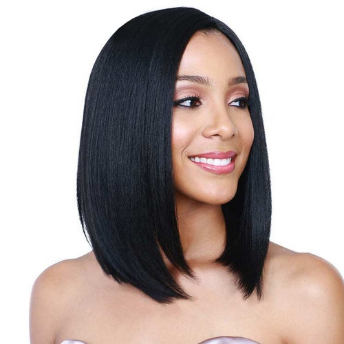 Msbeauty factory price good quality new wholesale grade 10a wet and wavy 13x4 Front Lace Short Bob Wig shops for Black Women