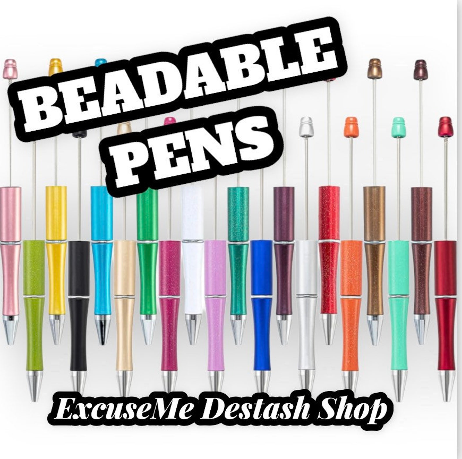 Beadable Pens Bulk Quantity Purchase in Lots Etsy