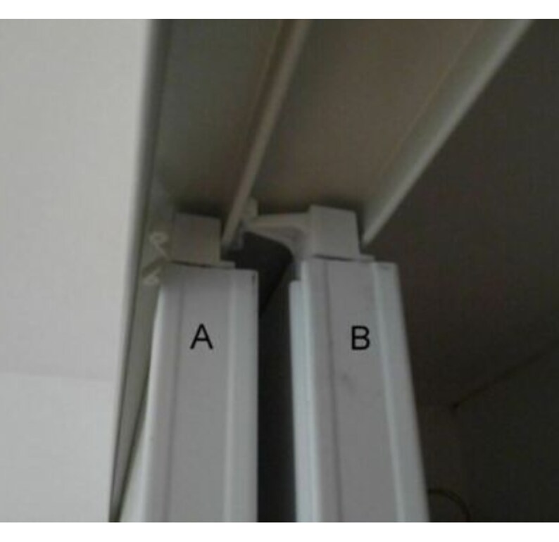 Kit 24 Guides Rails Cupboards Sliding Door Longshort Etsy