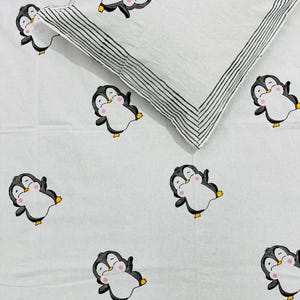 KIDS Spring cotton hand blockprint bedsheets Kids cartoon character bedspread soft pillow covers Bedsheet Indian Jaipuri print bedroom decor