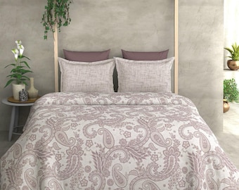 Spring Quilts Premium King Size Quilt Double Bed Dohar 100% Cotton Floral Quilt Luxury Premium Bedding Reversible Sofa Throw Leafy yellow pi