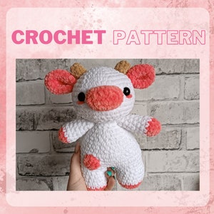 Amigurumi cow pattern, cow crochet pattern, crochet cow, cow amigurumi, pattern pdf
