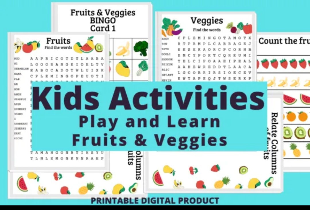 Kids Printable Activity Pack Instant Downloadable Kids - Etsy UK