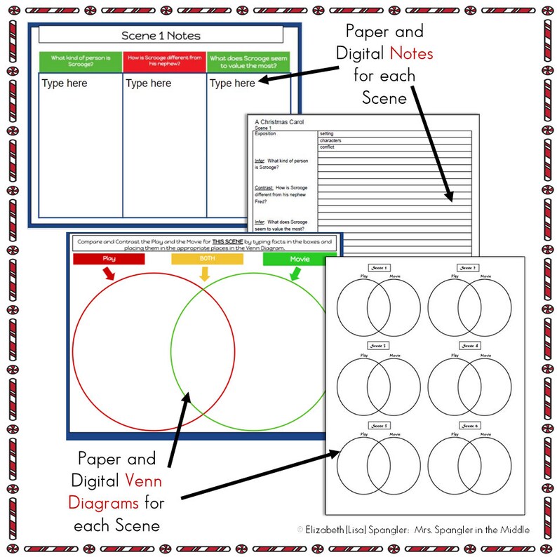 a-christmas-carol-activities-worksheets-for-the-play-version-etsy