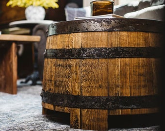 Rustic Elegance  Whiskey Barrel River Rye Table