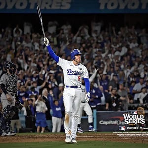 Freddie Freeman Grand Slam Poster - 2024 World Series, Los Angeles Dodgers 11x14