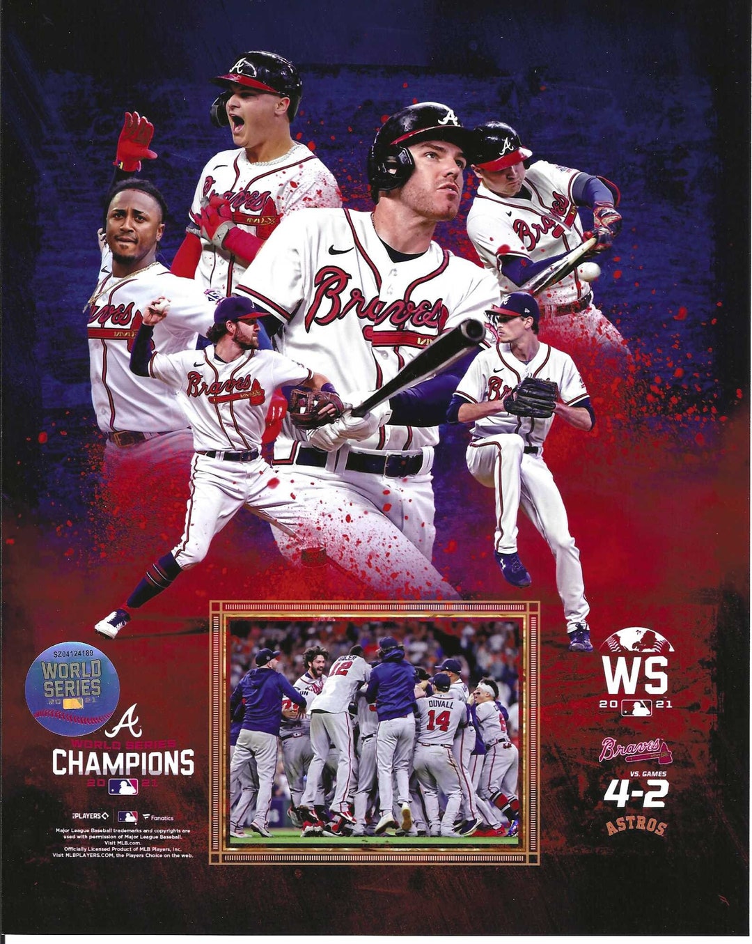 The Atlanta Braves Are World Champions. of the 2021 World Series 11x14 ...