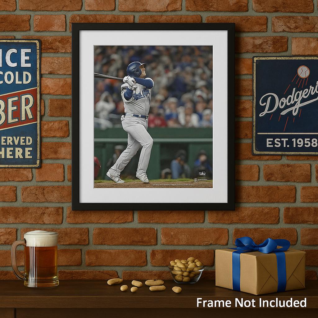 Shohei Ohtani Dodgers Photo: Officially Licensed MLB Baseball Wall