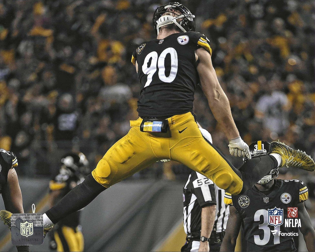 TJ Watt Poster Pttsburgh Steelers Football Llustrated Art Prnt - Etsy