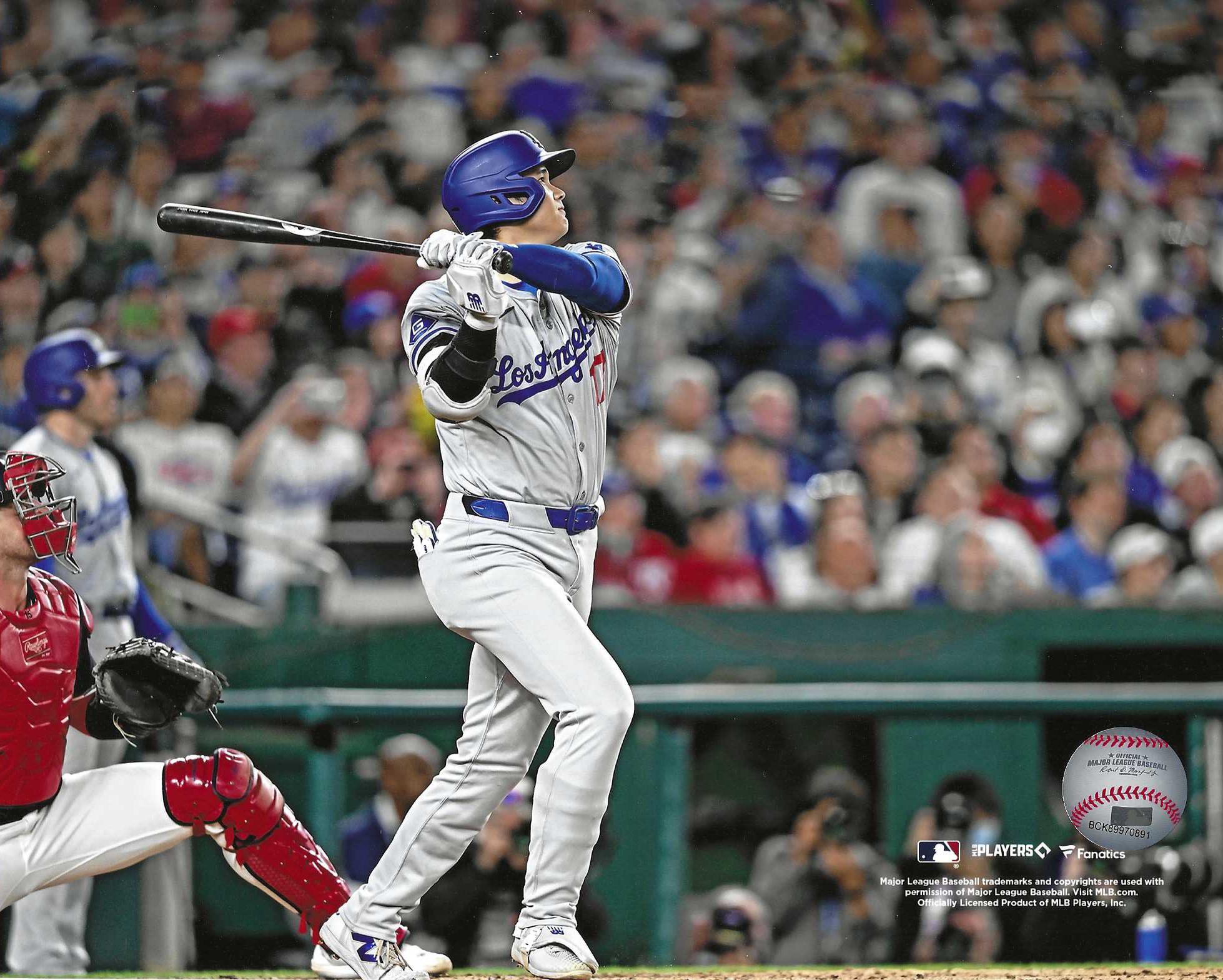 Shohei Ohtani Dodgers Photo: Officially Licensed MLB Baseball Wall