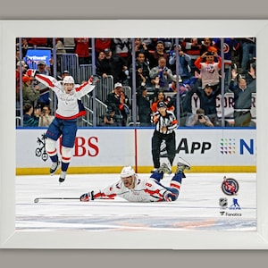 Alexander Ovechkin 895th Goal Framed Photo: Washington Capitals NHL Memorabilia