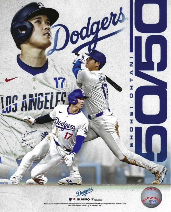Los Angeles Dodgers Shohei Ohtani 50/50 Collage 11x14 Photo