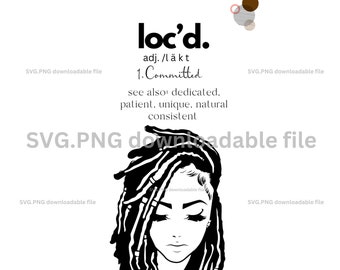 Loc'd Definition Art Digital Download