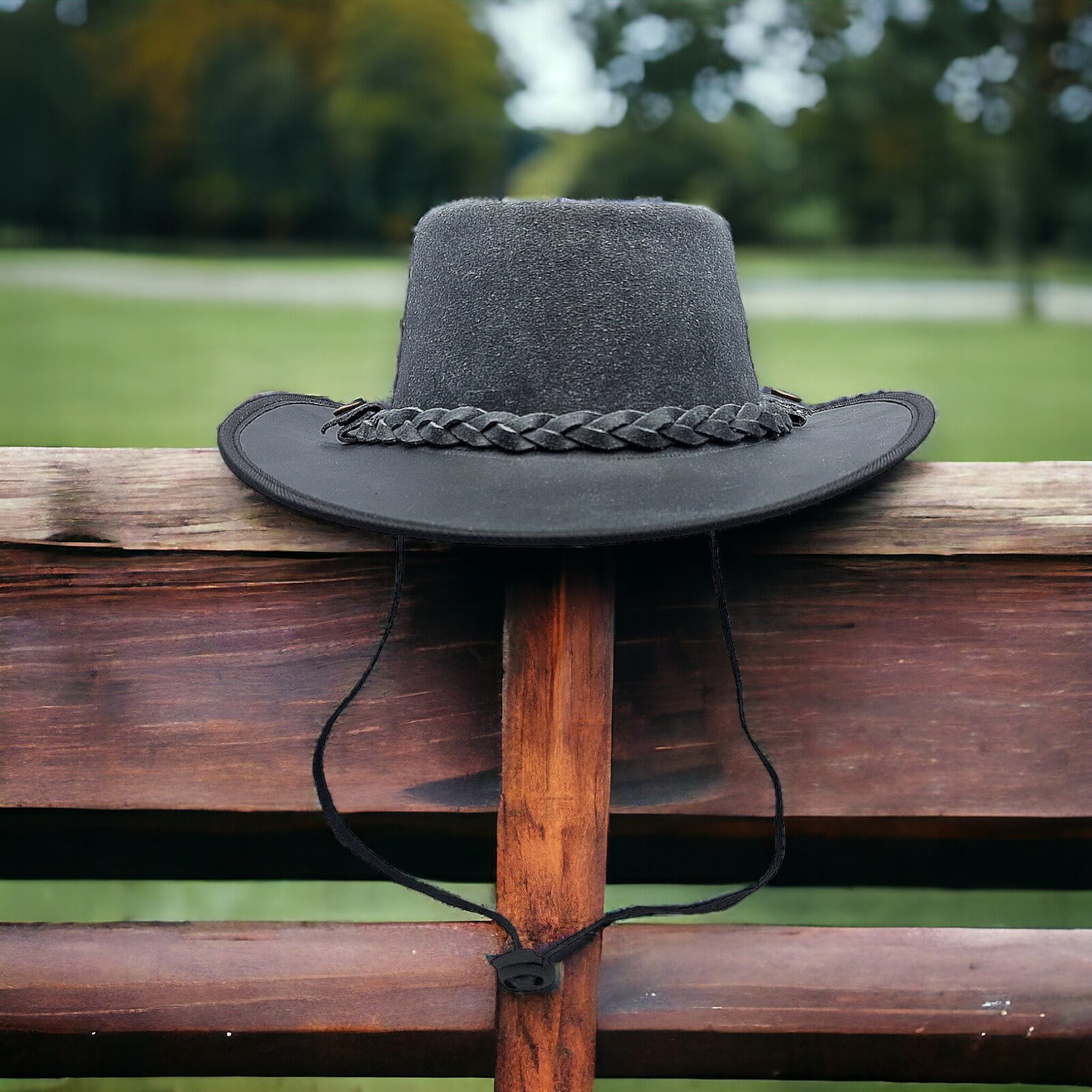 Parman 100% Real Leather Cowboy Hat for Men & Women Australian