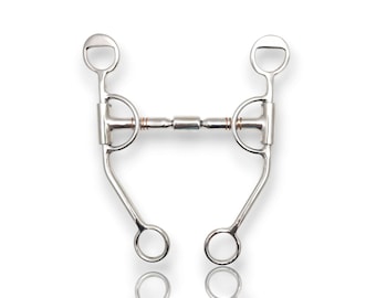 Oval Shaped Ring Horse Pelham Bits Lightweight real German Stainless Steel Mouthpiece