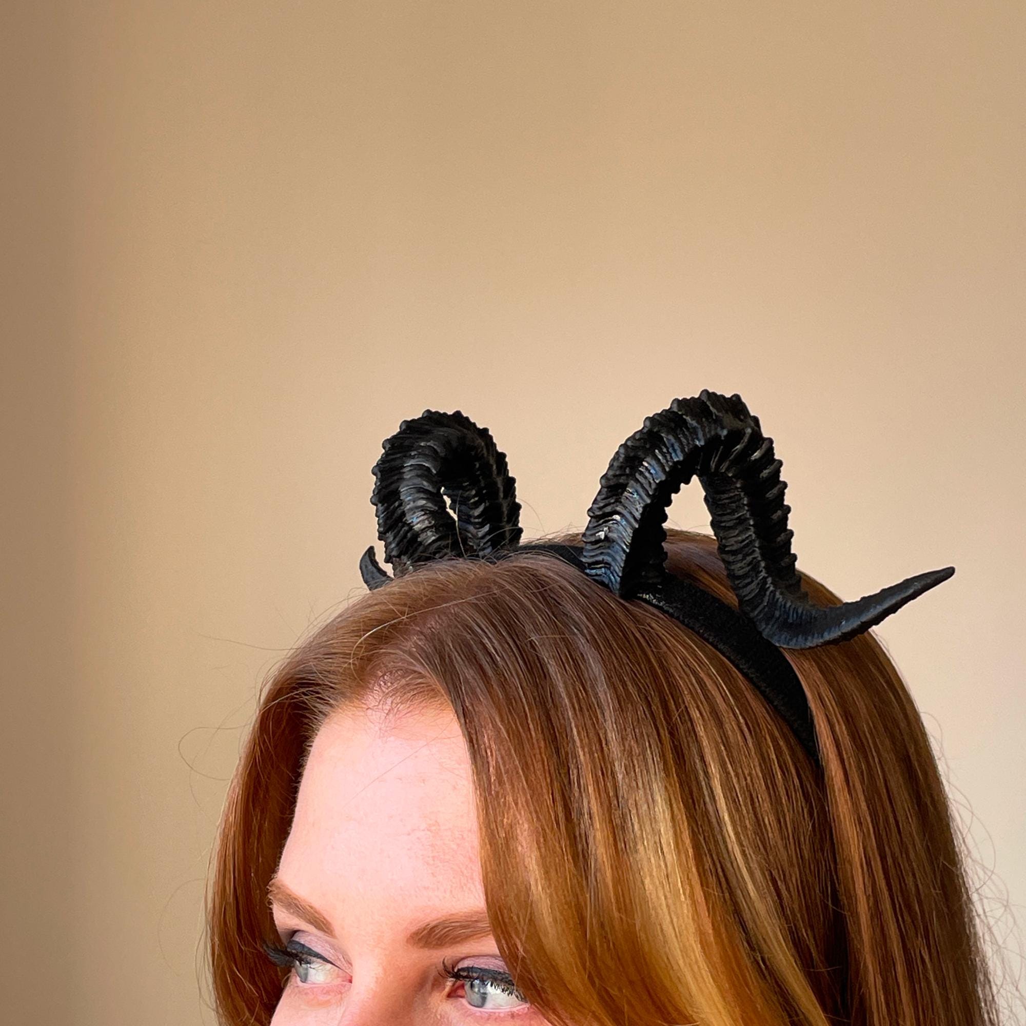 3D Printed Cosplay Horns: Resin Devil & Goat Horns - Etsy