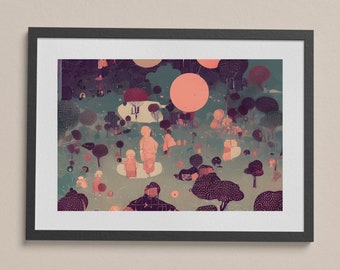 Babies Everywhere, All the Time 002 | Digital Download, Art Print, Wall Art, Downloadable Print