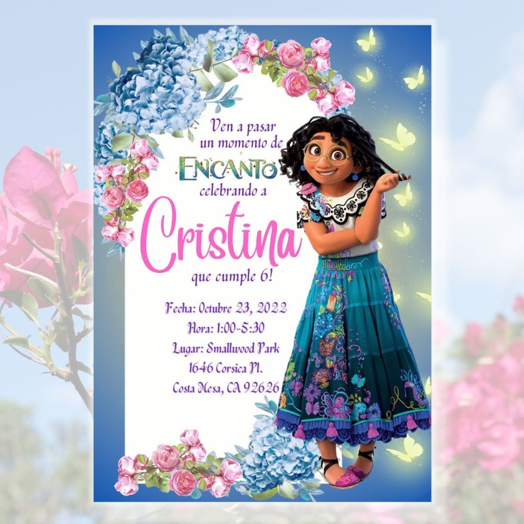 Encanto Birthday Invitation Spanish Etsy