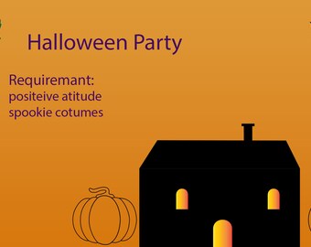 Festa de Halloween, convite de Halloween, full hd, 1920x1080, png, svg, pdf, para impressão, download digital