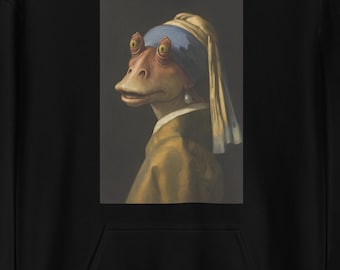 Jar Jar Binks Parody Hoodie: Funny Star Wars Art Hoodie