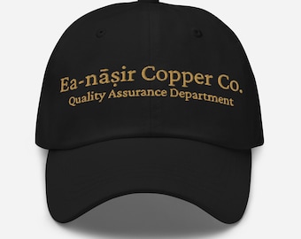 Gorra bordada de papá de Ea Nasir Copper Co.: divertida gorra vintage