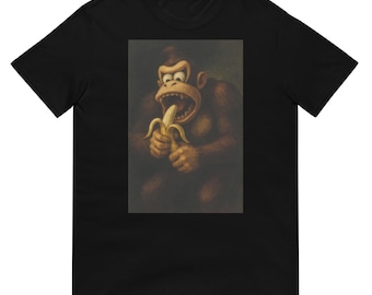 Camiseta con dibujo de plátano de Donkey Kong: divertida camiseta de gamer