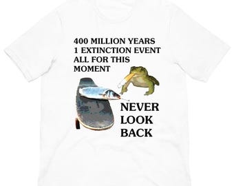 Camiseta vintage de rana, camiseta de humor desenfrenado, camiseta gráfica retro, camisetas unisex con gráficos geniales