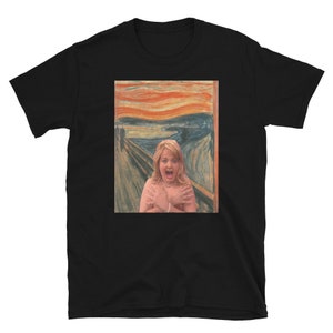 Gibby Scream Funny T-Shirt, Edvard Munch Parody, iCarly Inspired Tee