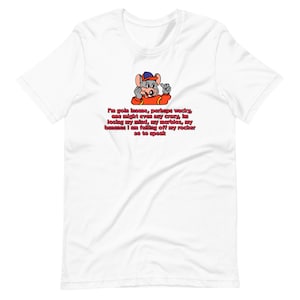 Chuck E Cheese I&#39;m Going Insane Unisex Wit T-shirt