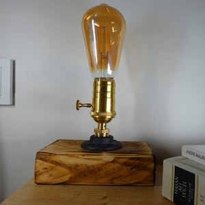 Edison Steampunk Lamp, Industrial Desk Accesories, Floor Night Lamp, Vintage Lamp, Office Decor For Man, Christmas Gift