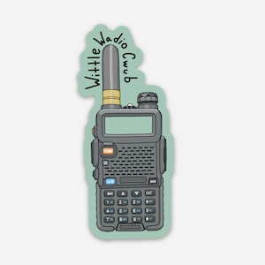 Wittle Wadio Cwub | Little Radio Club | Baofeng Radio Sticker