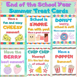 Étiquette de friandise de fin d’année scolaire, ayez une excellente carte d’été, cadeau drôle pour les enfants, jeux de mots drôles, smores, faveur de fête en classe, cadeau de l’enseignant