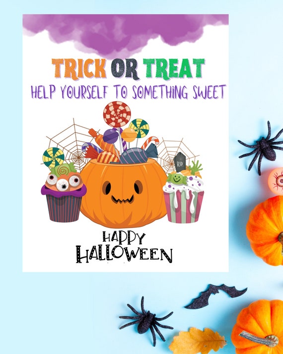 Halloween Banner-Set 'Trick Or Treat' & 'It's October Witches' – Je 183 X 30,5 Cm