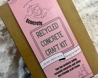 Ecocrete: Eco friendly concrete craft gift set