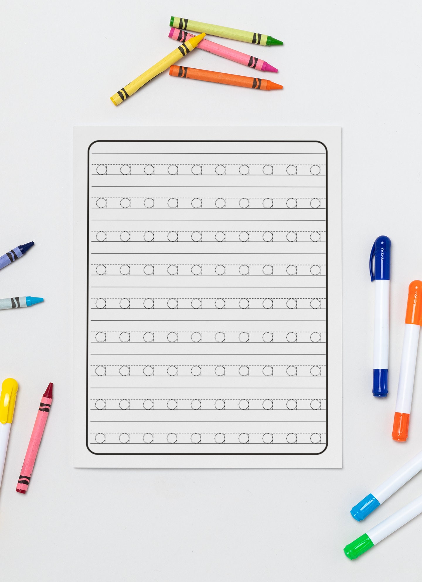 Printable Alphabet Coloring Pages and Tracing ABC Letters Worksheet ...