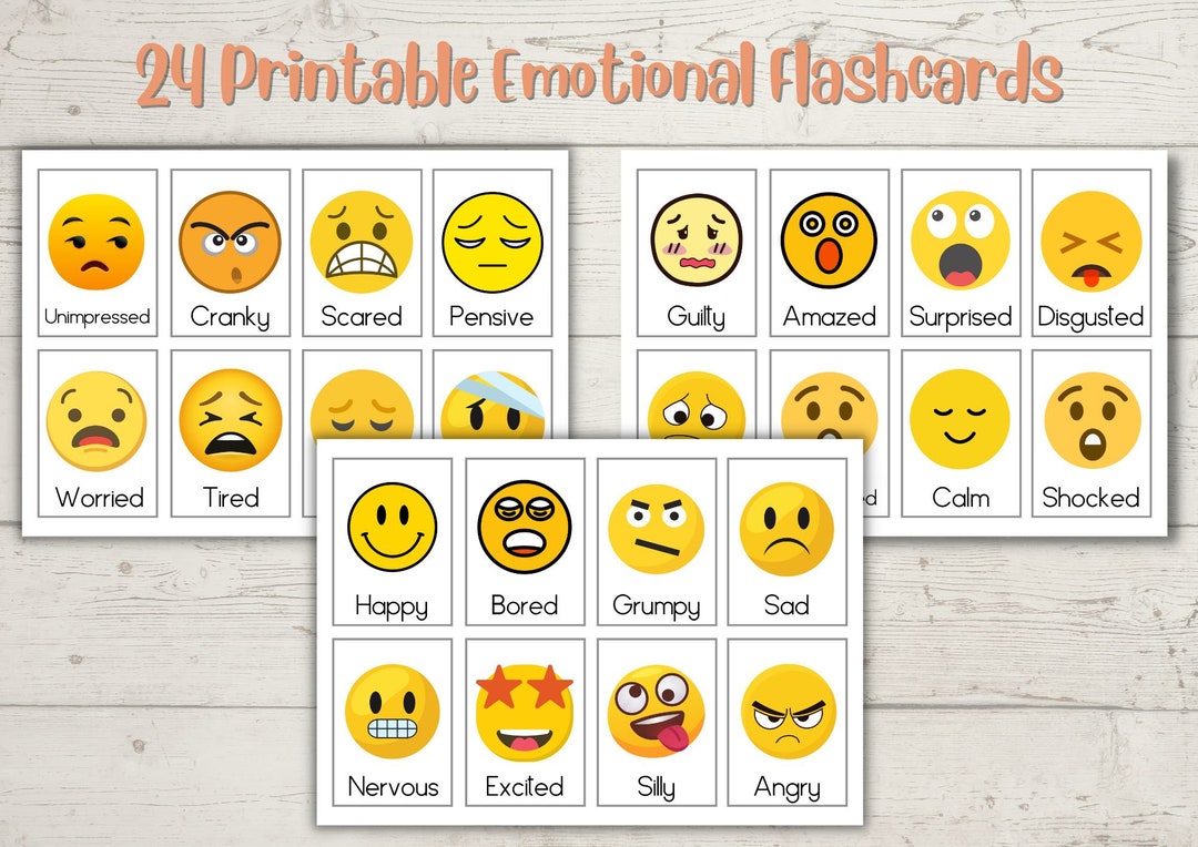 24 Emotion Faces Printable Flashcards - Il 1080xN.4284752190 20ek 