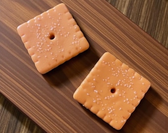 Handmade Cheez It inspired  Cracker Magnet Set of 2 | Handmade Kitchen Decor