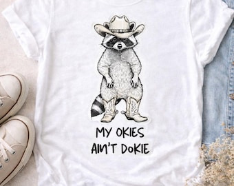 Funny Raccoon PNG | Sarcastic Mental Health Humor | Water Bottle Laptop Sticker| Tshirt PNG
