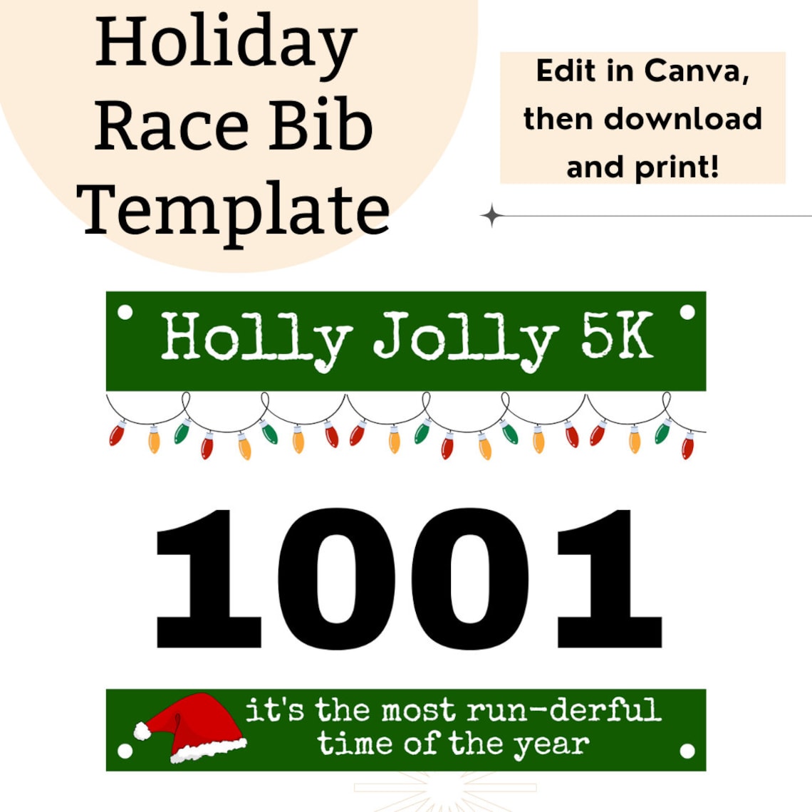 Printable Race Bib Template Editable Running Bib Canva Etsy Printable Race Bib Template Editable Running Bib Canva Etsy