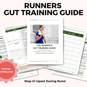 Runner's Gut Training Guide Digital Download | Running Guide for Stomach Issues PDF