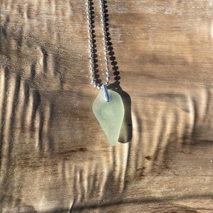 authentic sea glass surf tumbled sea glass necklace aqua sea glass stirling silver necklace dainty beach necklace minimalist modern silver