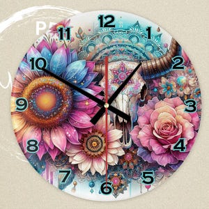 Digital Clock PNG, Sublimation Design, Printable Wall Clock, Sublimation Clock png , Clock Template , Clock Design Sublimation PNG, Western