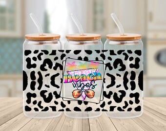 16 Oz Libbey Glass Can Tumbler Sublimation Design Design Digital ...